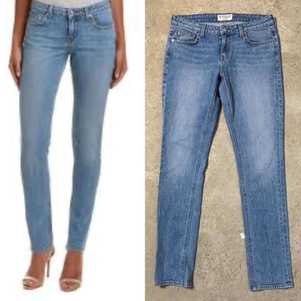 Derek Lam 10 Crosby Blue Jeans Women’s Size 27 Mila Mid Rise Girlfriend Zip Fly